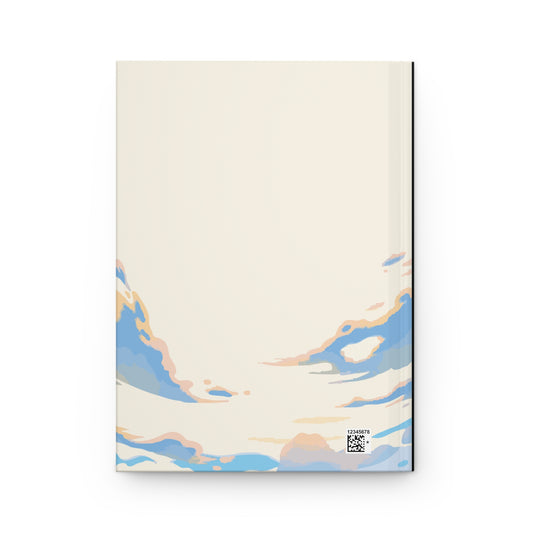 Cuaderno minimalista de tapa dura con temática de avión, diario ideal para entusiastas de los viajes, escritores y artistas